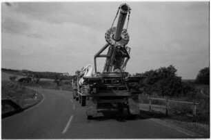 Fahrt von Ostrava nach Pardubice : Fahrt von Ostrava nach Pardubice, im Hintergrund Fulnek