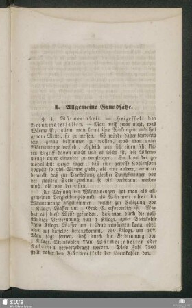 I. Allgemeine Grundsätze
