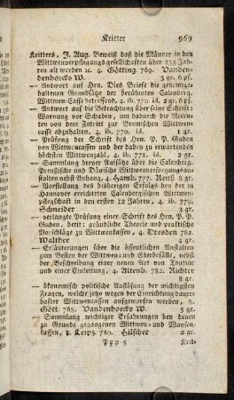 967-982, Kritter - Kypke