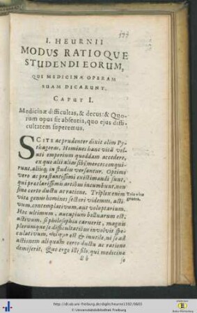 Caput I.-IV.