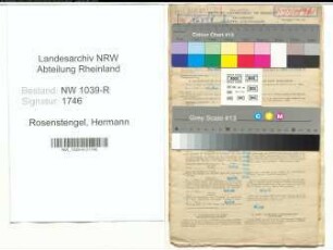 Entnazifizierung Hermann Rosenstengel , geb. 01.03.1887 (Studienrat)