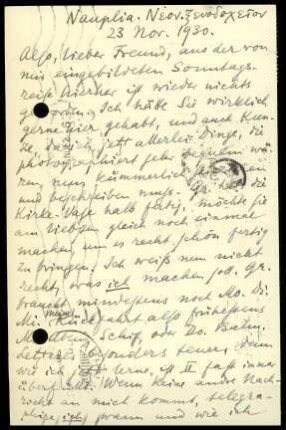 P. Wolters an G. Karo