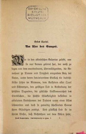 Das Geheimniß der Frau : Roman, 1. Band