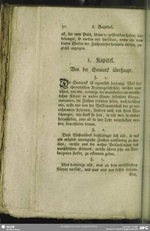 I. Kapitel. Von der Semiotik überhaupt