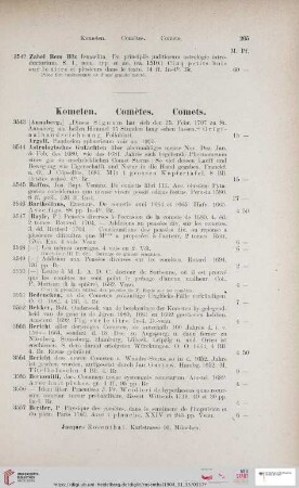 Kometen (Nr. 3543 - 3656)