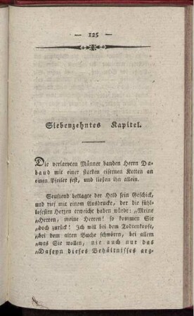 Siebenzehntes Kapitel.