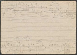 Sonate bzw. Suite für Violine Solo, Partitur 2. Satz. - BSB Mus.N. 112,23-1