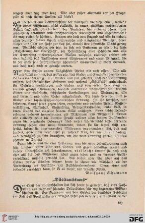 33: "Dilettantismus"