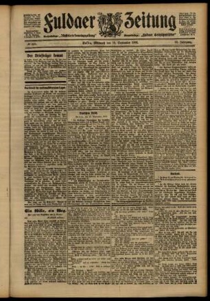 Ausgabe vom Mittwoch, den 19. September 1906.