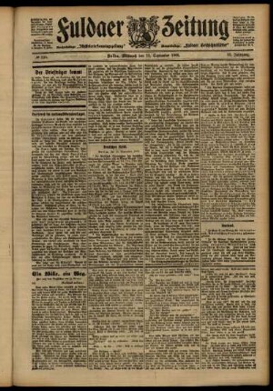 Ausgabe vom Mittwoch, den 19. September 1906.