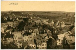 Mittweida. Blick vom Kirchturm