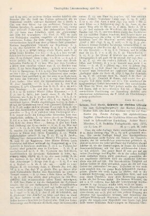 52-53 [Rezension] Schanz, Martin, Geschichte der römischen Literatur bis zum Gesetzgebungswerk des Kaisers Justinian. 3. Tl.: Die Zeit von Hadrian 117 bis auf Constantin 324. 2. Aufl