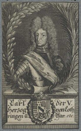 Bildnis des Carl der V., Herzog von Lothringen