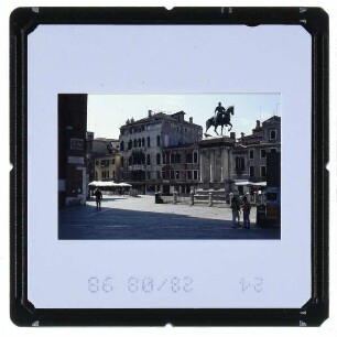 Venedig, Verrocchio, Reiterstandbild Colleoni,Venedig, Campo Santi Giovanni e Paolo