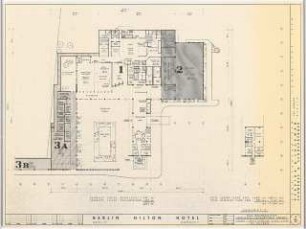 Hilton Hotel, Berlin-Tiergarten: Grundriss EG, ZG 1:200
