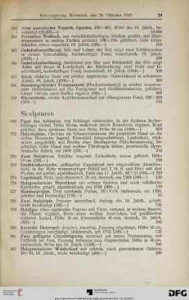 Skulpturen (Nr. 370-396)