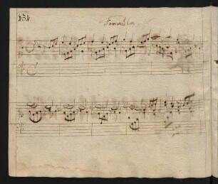 Kontrapunkt-Studien; Tasteninstrument; C-Dur