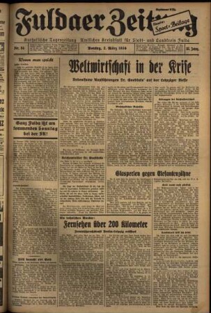 Ausgabe vom Montag, den 02. März 1936.