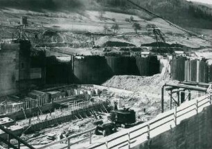Donaukraftwerk Jochenstein, 1953-1955