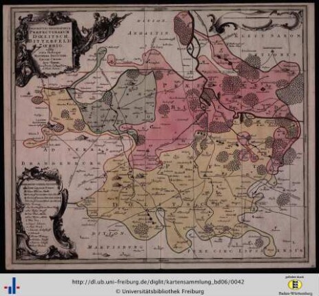 Descriptio geographica praefecturarum Doelitsch, Bitterfeld, Zoerbig