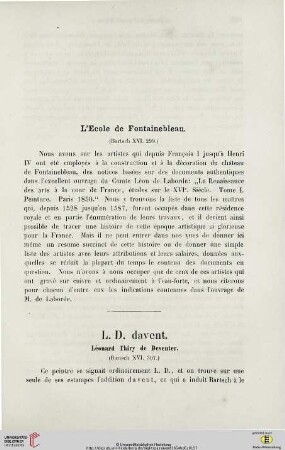 L’École de Fontainebleau