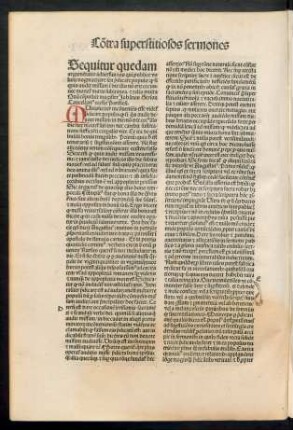 Sequitur quedam argumentatio adversus eos qui publice volunt dogmatizare seu praedicare populo ...