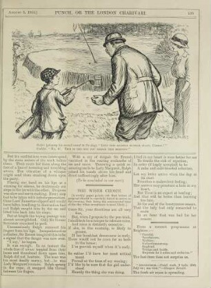 Golfer (playing his second round in the day). "Into this beastly bunker angain, Caddie!" Caddie. "No, S'. This is the one you missed this morning."