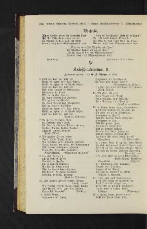 Gedicht: Vörfreid.