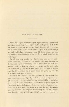 De proef op som