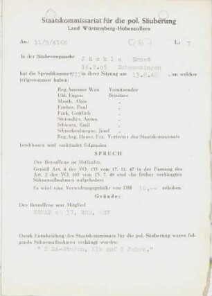 Jäckle, Ernst