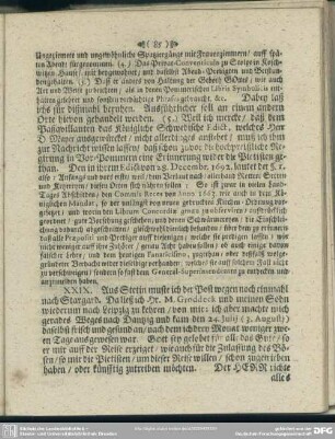 XXIX. Rükkunft nach Dantzig ...