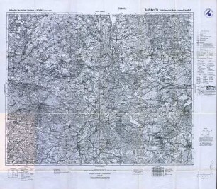 Reichskarte: Großblatt 79 (1cm- Karte) Züllichau-Grünberg i. Schl.-Fraustadt