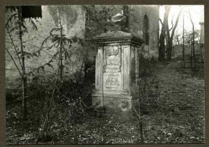 alter Friedhof, Grabstein des Gerichtsboten Joh. Adam Mellarts, 1812