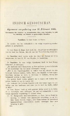 Algemeene vergadering van 16 Februari 1886