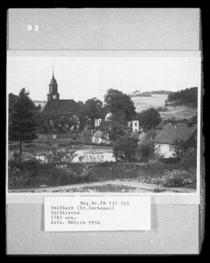 Weißbach, Blick zur Dorfkirche
