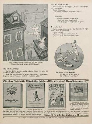 "Herr Nottebohm, jehn se doch bloß weg vont Fenster!" "Der Sturz in den Schacht"