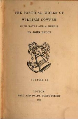 The poetical works of William Cowper, 2