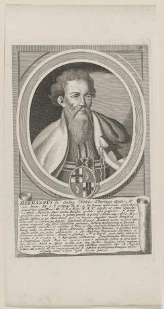 Bildnis des Hermannus de Salza