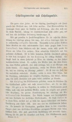 313-319 Lehrlingsvereine und Lehrlingsasyle