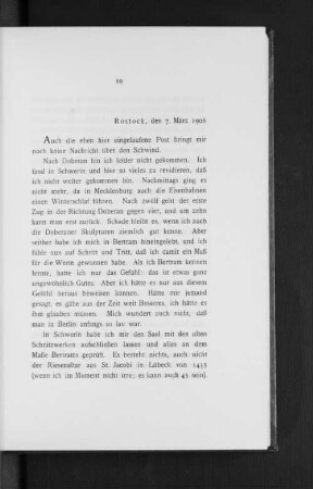 Rostock, den 7. März 1906
