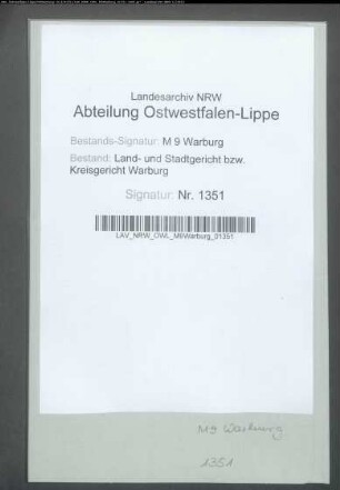 Erblasser: Henke, Joseph: