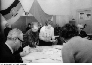 Kommunalwahl, Stimmenauszählung, 22. März 1970