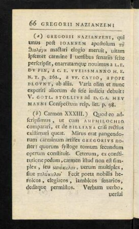 66, a) Gregorii Nazianzeni