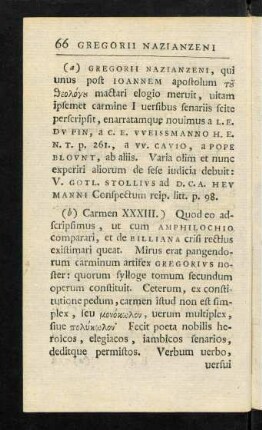 66, a) Gregorii Nazianzeni