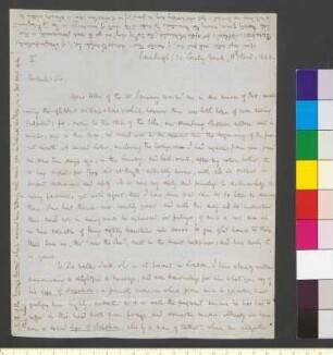 Brief von Carlyle, Thomas an Goethe, Johann Wolfgang von