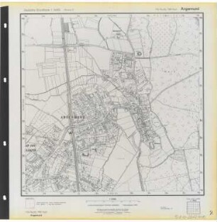 Deutsche Grundkarte, Blatt Angermund, 1960