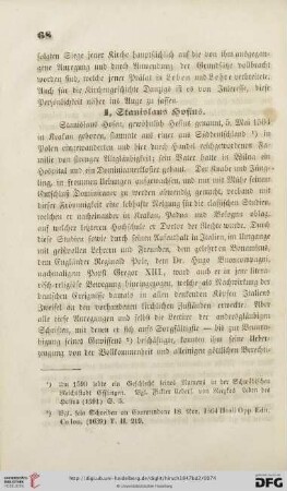 1. Stanislaus Hosius