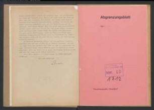 Eingaben an den Kultusminister. (Korrespondenz Ministerialrat Ur. Busley). Buchstabe H.