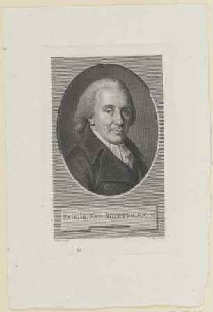 Bildnis des Friedr. Sam. Gottfr. Sack