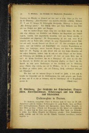 Diesterwegfeier in Barmen